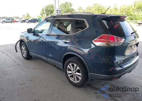 2016 Nissan Rogue Sv из США, поврежденный, VIN KNMAT2MT4GP691949
